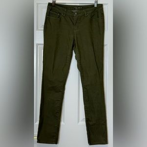 Women’s PrAna 10 Green Skinny Jeans Organic Cotton